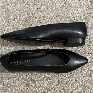 Marc Fisher Black Flats